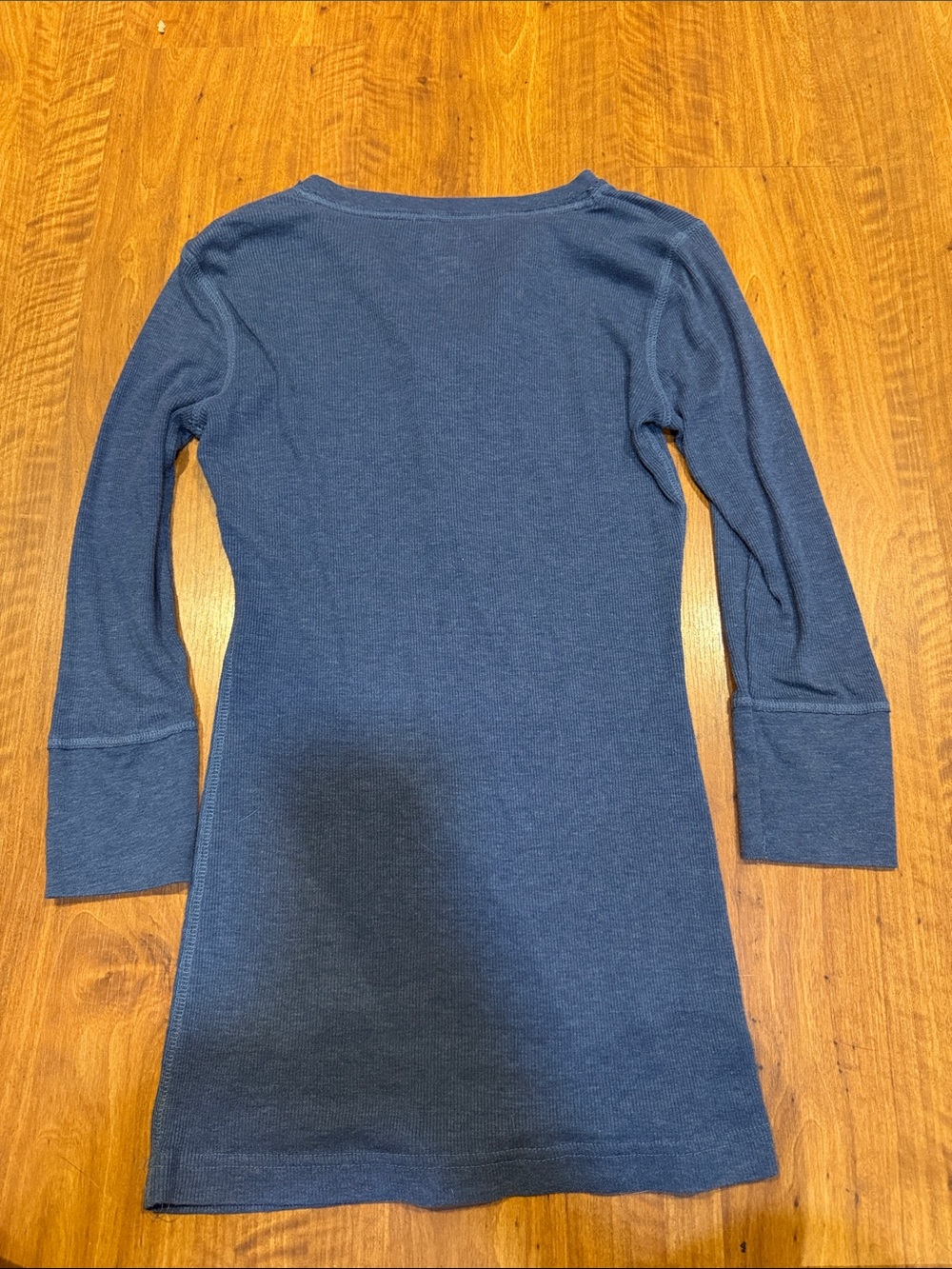 Mossimo Supply Co. Navy Blue Long-Sleeve Henley Tunic - Picture 4 of 4